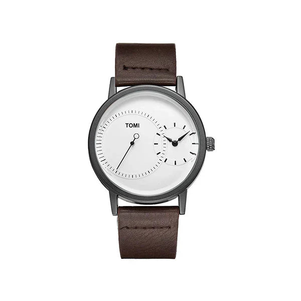 Quality Hub® Imported Original T-080 Tomi Dual Time Luxury Watch 😍