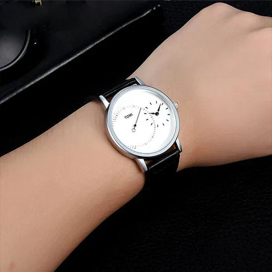 Quality Hub® Imported Original T-080 Tomi Dual Time Luxury Watch 😍