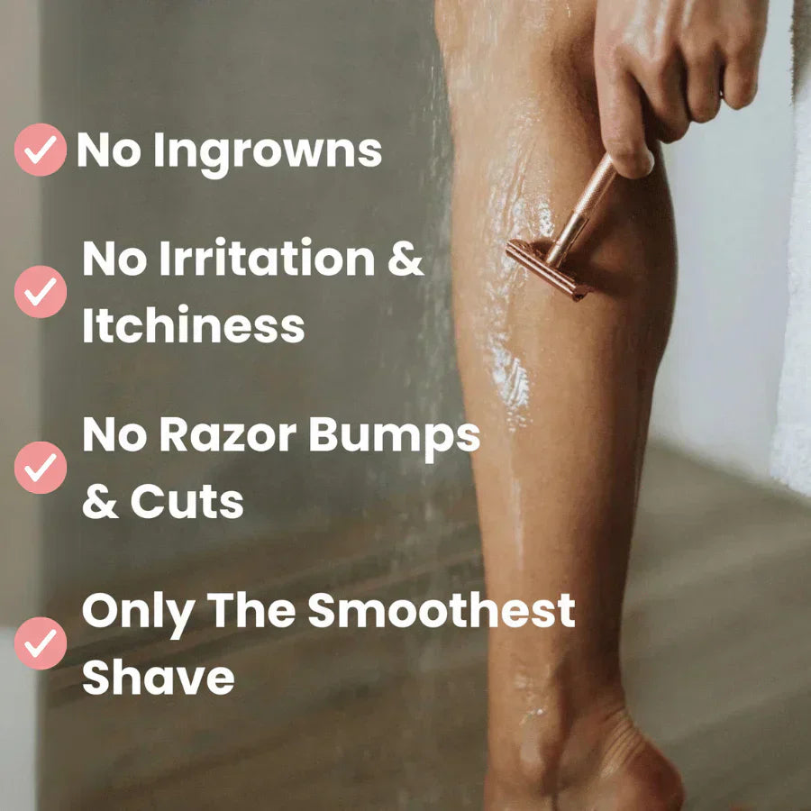 Imported™ Premium Metal Smooth Shaving Unisex Razor [10 Free Blades] 🎁