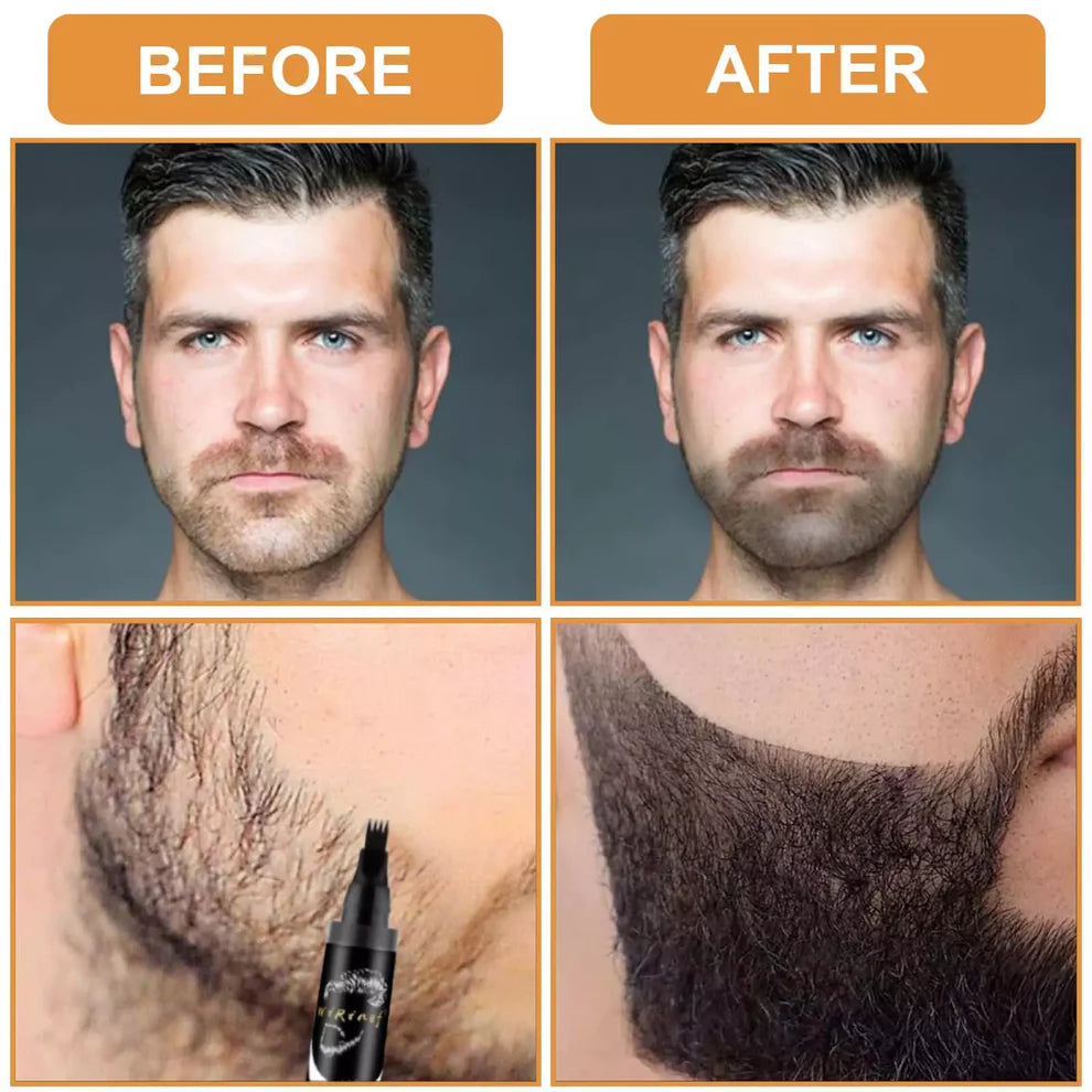 Imported™ Waterproof Beard Filler Magic Pen | Perfect Beard Shaping Kit 🎁