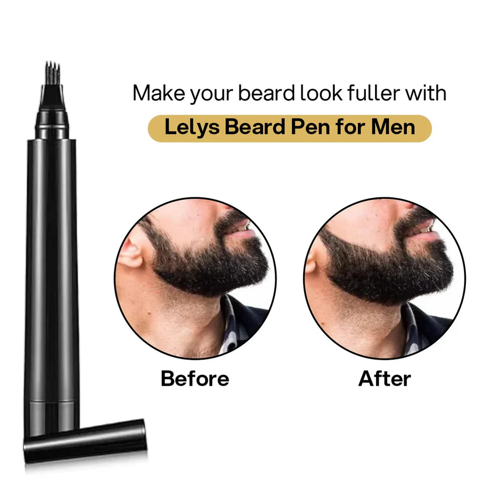 Imported™ Waterproof Beard Filler Magic Pen | Perfect Beard Shaping Kit 🎁