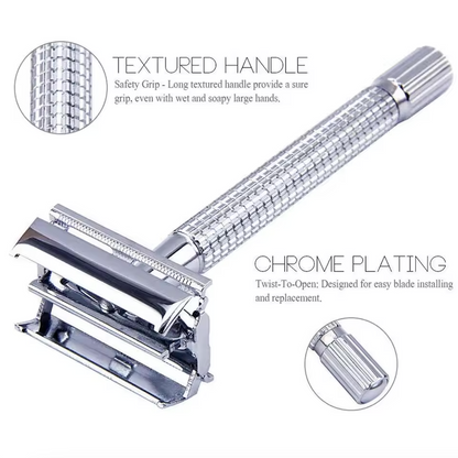 Imported™ Premium Safety Razor - Unisex [5 Free Blades] 🎁