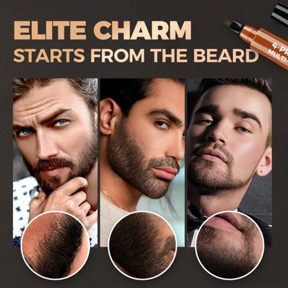 Imported™ Waterproof Beard Filler Magic Pen | Perfect Beard Shaping Kit 🎁