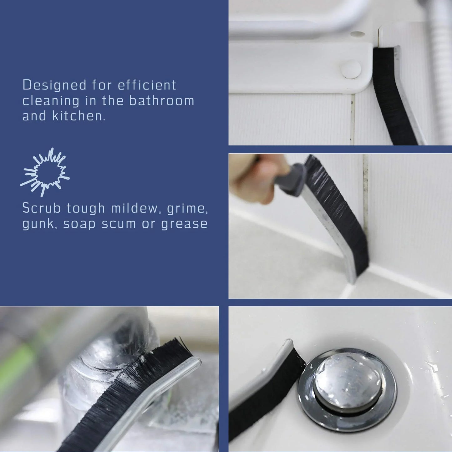 Imported™ Hard Bristled Crevice Cleaning Brush [Buy 1 Get 1 Free] 🎁