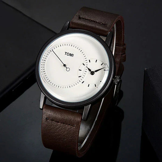 Quality Hub® Imported Original T-080 Tomi Dual Time Luxury Watch 😍
