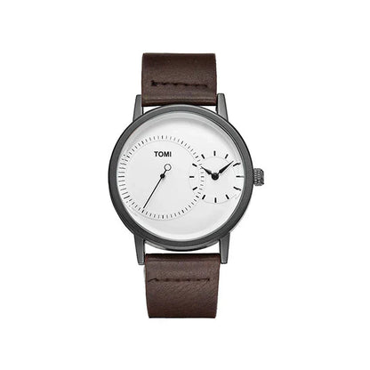 Quality Hub® Imported Original T-080 Tomi Dual Time Luxury Watch 😍