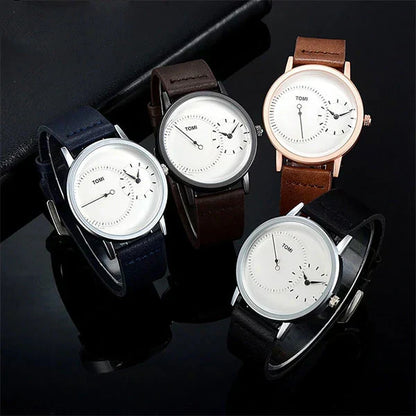 Quality Hub® Imported Original T-080 Tomi Dual Time Luxury Watch 😍